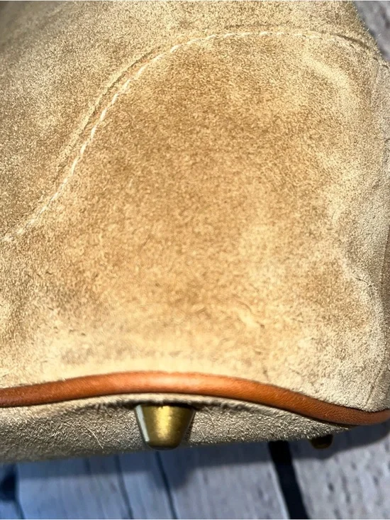 Vintage Y2K Coach Hampton Suede Tassel Leather Satchel Shoulder Bag (Style 7476) - Picture 14 of 15